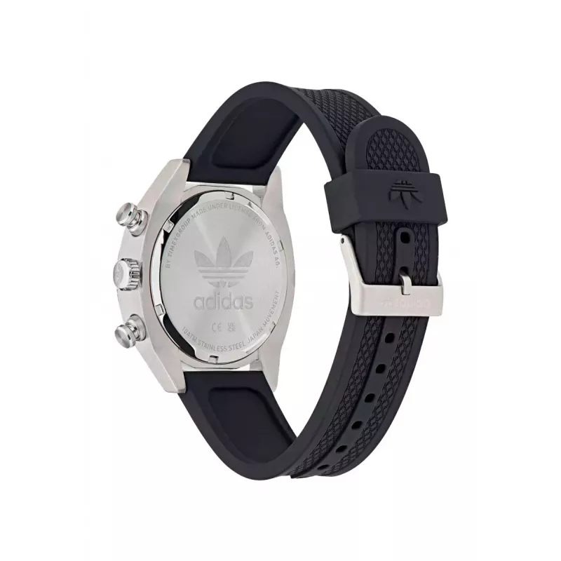 Adidas Herren Analog Quarzuhr AOFH23003 43mm Edelstahl