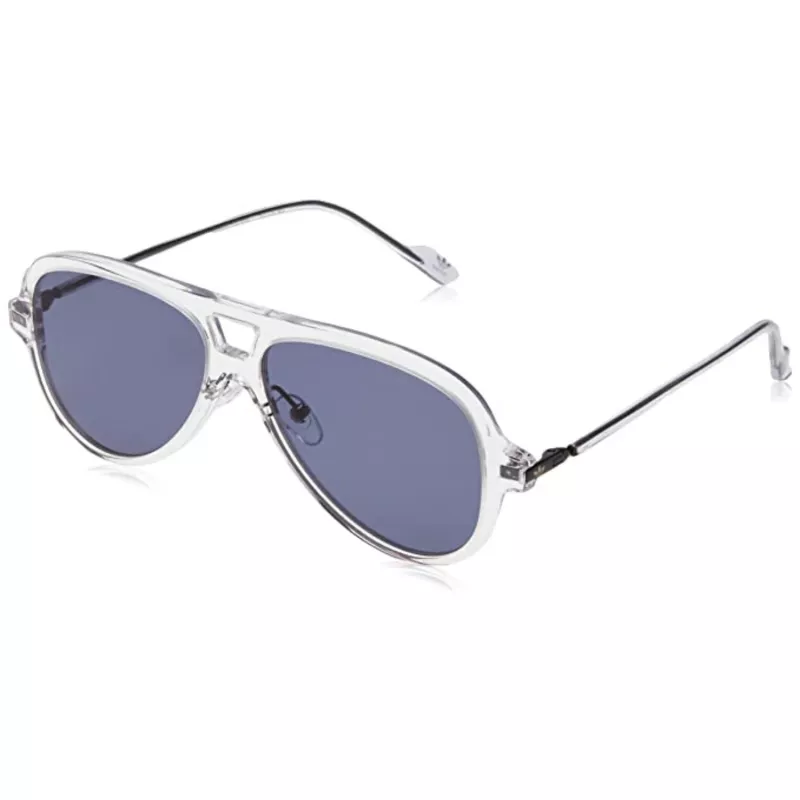 Adidas Herren-Sonnenbrille AOK001 - Schwarzer Rahmen, Rauchglas, 57 mm