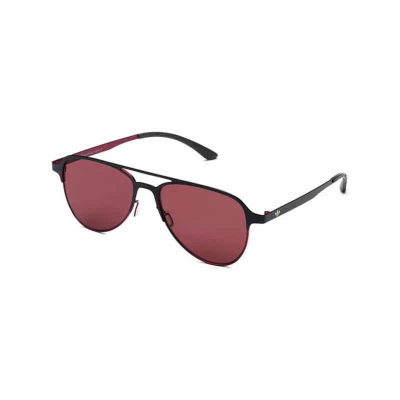 Adidas Herren AOM005-009053 Sport Rechteck-Sonnenbrille - Schwarzer Rahmen Graue Gläser 54mm