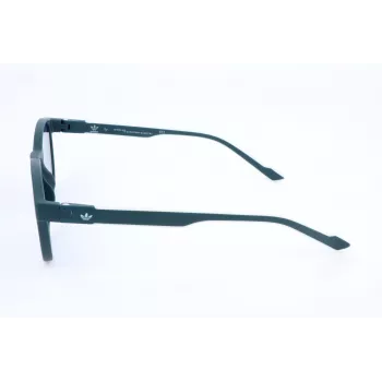 Adidas Herren Sonnenbrille AOR030 - Rechteckiger schwarzer Rahmen, graue Gläser, 52/19/145 mm