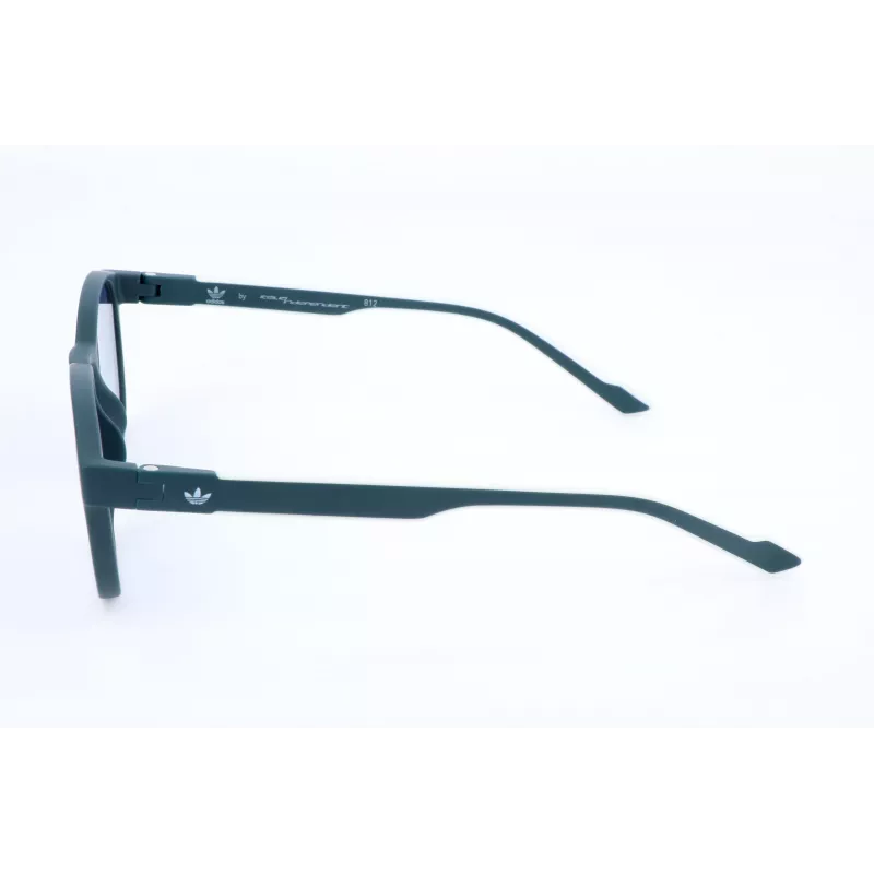 Adidas Herren Sonnenbrille AOR030 - Rechteckiger schwarzer Rahmen, graue Gläser, 52/19/145 mm