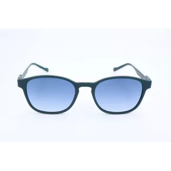 Adidas Herren Sonnenbrille AOR030 - Rechteckiger schwarzer Rahmen, graue Gläser, 52/19/145 mm