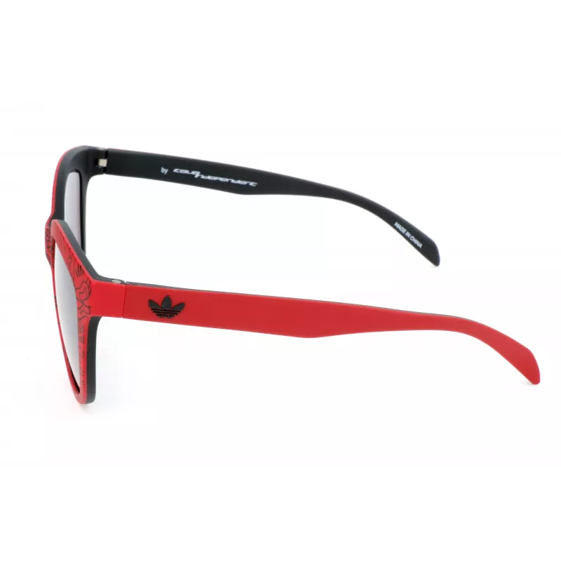 Adidas Herren AORD005SBG053 Rechteckige Sonnenbrille - Schwarzer Rahmen Graue Gläser 54/21/140 mm