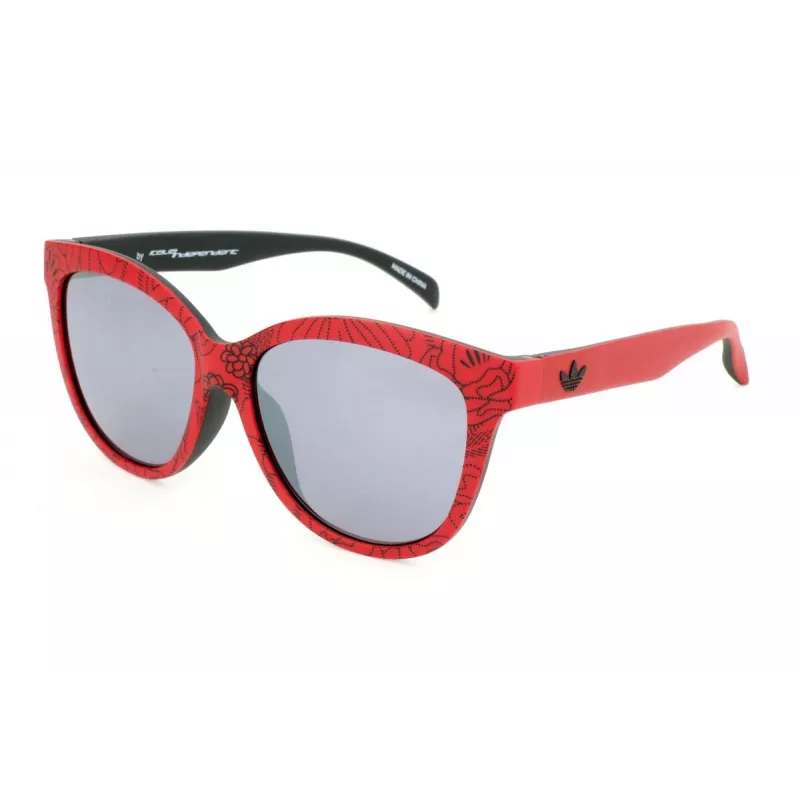 Adidas Herren AORD005SBG053 Rechteckige Sonnenbrille - Schwarzer Rahmen Graue Gläser 54/21/140 mm