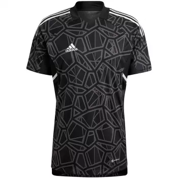 ADIDAS Herren Condivo 22 Torwarttrikot Kurzarm Schwarz Größe M