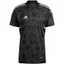 ADIDAS Herren Condivo 22 Torwarttrikot Kurzarm Schwarz Größe M