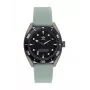Adidas Herren Digital-Quarzuhr AOFH22001 43mm Schwarz Recycelter Edelstahl und Silikon