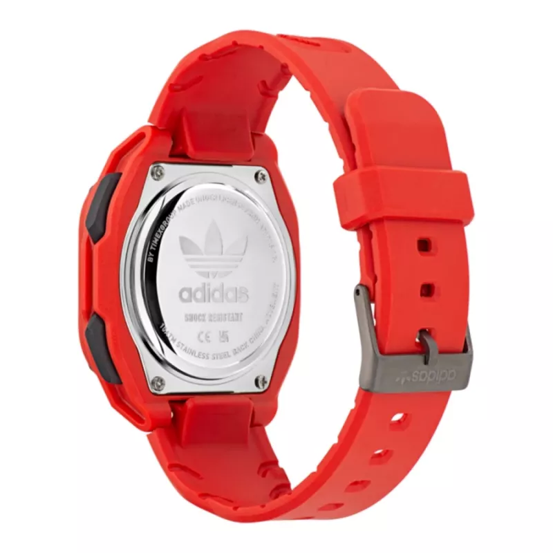 Adidas Herren Digital-Quarz-Armbanduhr AOST23063 (45 mm)