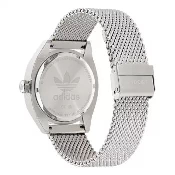 Adidas Herren Digitaluhr AOFH22502 42mm Schwarzes Silikonarmband