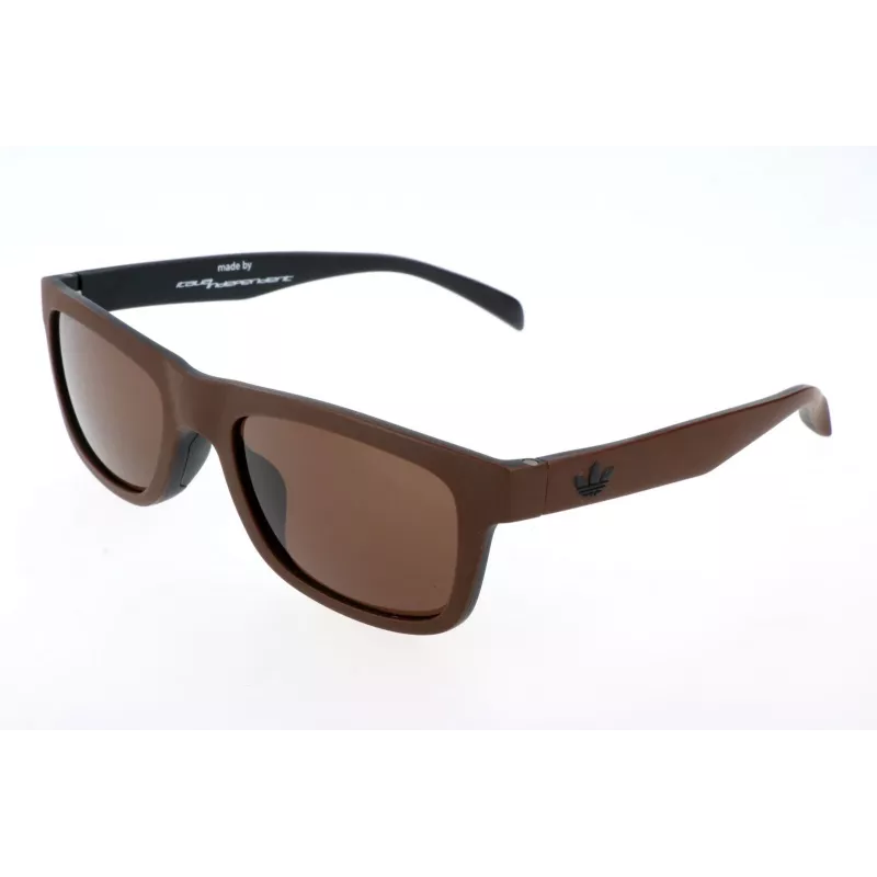 Adidas Originals AOR005-044009 Herren Rechteck-Sonnenbrille - Schwarzer Rahmen Graue Gläser 54mm