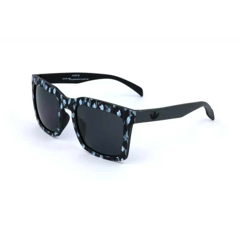 Adidas Originals AOR010-TFL009 Herren-Sonnenbrille - Matt Schwarzer Rahmen, Rauchglas, 53 mm