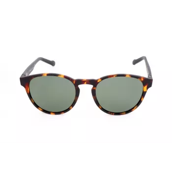 Adidas Originals AOR028-092009 Herren-Rechteck-Sonnenbrille - Schwarzer Rahmen, graue Gläser, 50 mm