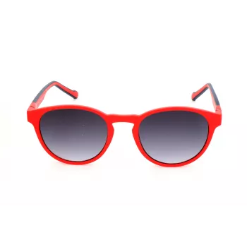 Adidas Originals AOR028 Sonnenbrille - Matt Schwarzer Rahmen, Graue Gläser, 50 mm