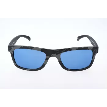 Adidas Originals Herren-Sonnenbrille AOR005-143070 - Mattenschwarzer Rahmen, graue Gläser, 54 mm