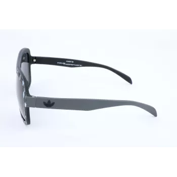 Adidas Originals Herren-Sonnenbrille AOR011-TFL009 - Schwarzer Rahmen, Graue Gläser, 54 mm