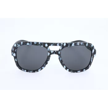 Adidas Originals Herren-Sonnenbrille AOR011-TFL009 - Schwarzer Rahmen, Graue Gläser, 54 mm