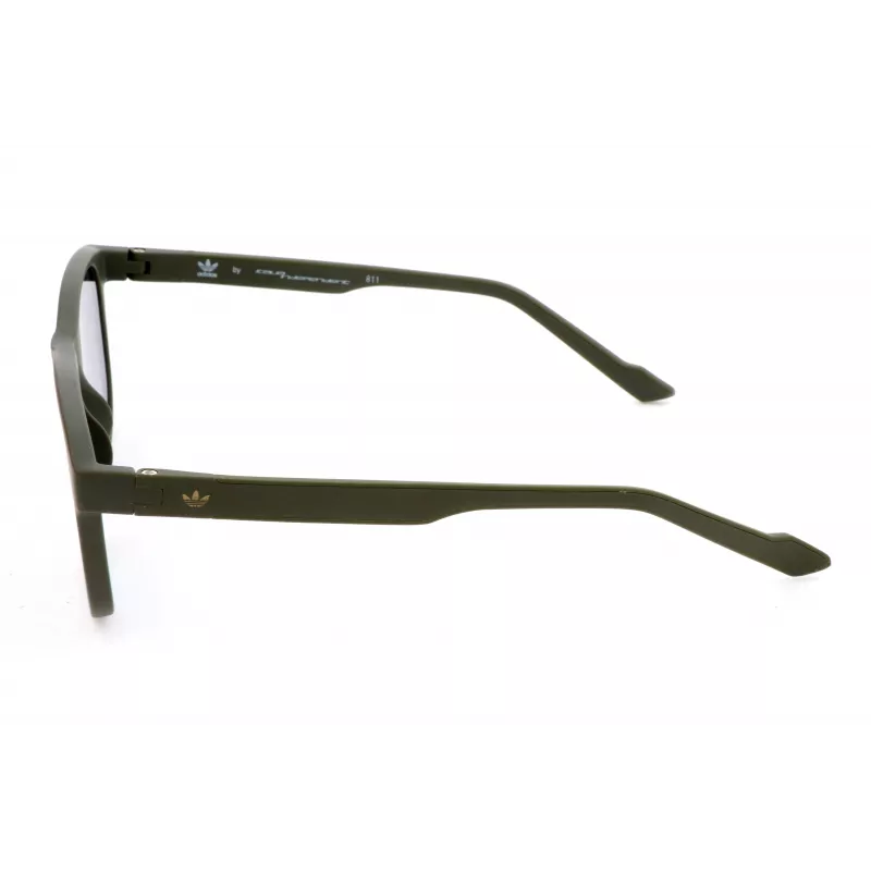 Adidas Originals Herren-Sonnenbrille AOR031-030000 (54/16/145 mm) Schwarzer Rahmen Graue Gläser
