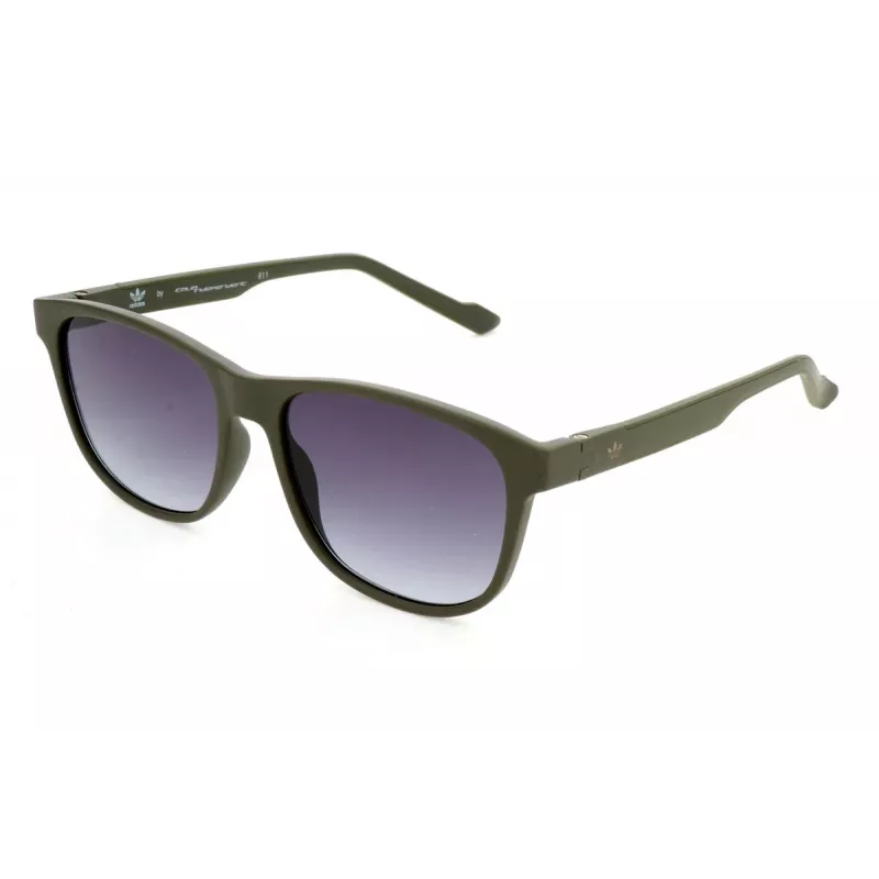 Adidas Originals Herren-Sonnenbrille AOR031-030000 (54/16/145 mm) Schwarzer Rahmen Graue Gläser
