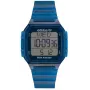 Adidas Project Two Herren Digital-Quarzuhr AOST22552 48mm Schwarzes Silikon