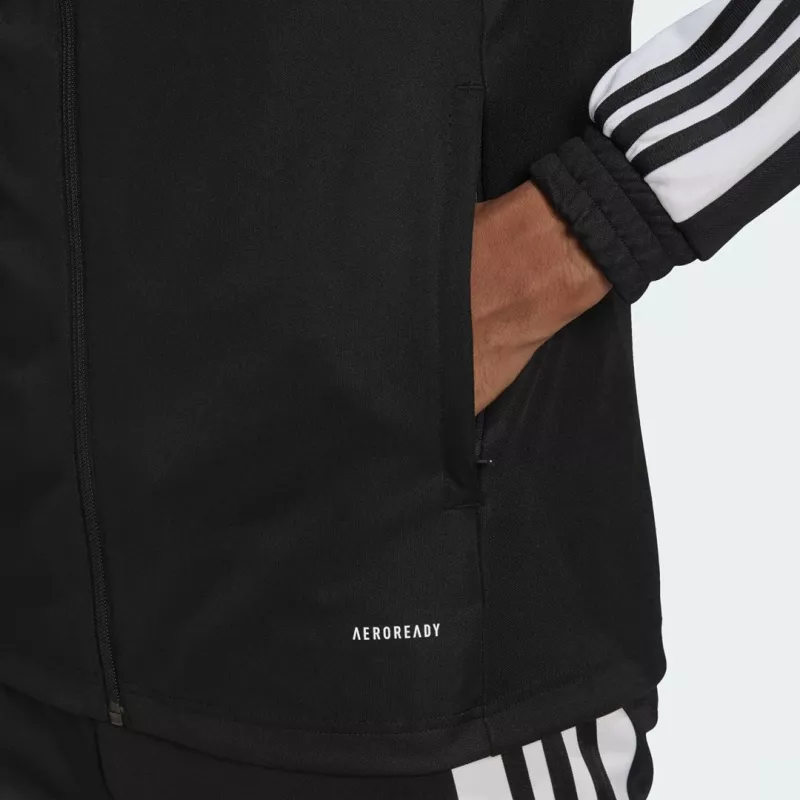 Adidas Squadra 21 Training Quarter-Zip Sweatshirt Herren Schwarz Größe M
