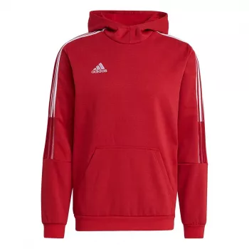 adidas Tiro 21 Herren Sweat-Hoodie Team Power Red / Weiß GM7353