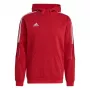 adidas Tiro 21 Herren Sweat-Hoodie Team Power Red / Weiß GM7353
