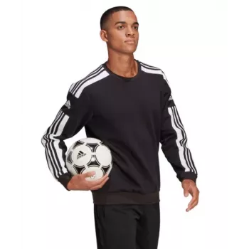 adidas Tiro 21 Trainings-Top Herren Schwarz Viertelreißverschluss Sweatshirt GT6638