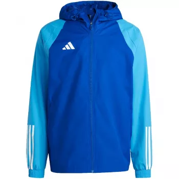 adidas Tiro 23 Competition All Weather Herrenjacke Blau IC4572