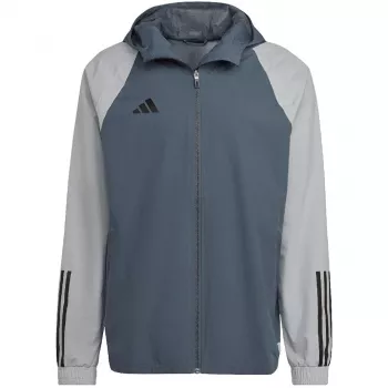 adidas Tiro 23 Competition All-Weather Herrenjacke Grau HU1320