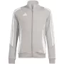 adidas Tiro 24 Trainings-Sweatshirt für Kinder - Grau - Größe 164 cm (13-14 Jahre) - AEROREADY recyceltes Polyester
