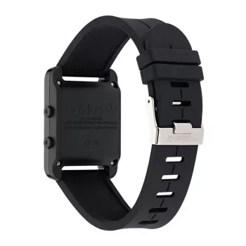 Adidas Unisex AOST23568 Quarz Analog Uhr 31mm Schwarz Silikon