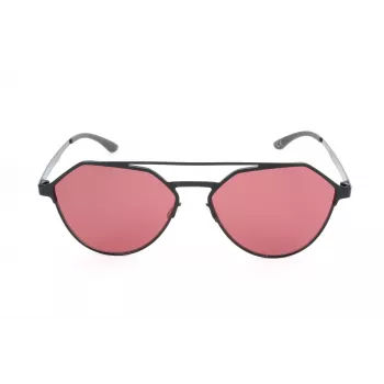 ADIDAS Unisex Sonnenbrille AOM009-009GLS 57/15/145 mm Schwarzer Rahmen Graue Gläser UV400