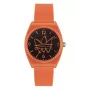 Adidas Damen AOST22562 Analog Quarzuhr 38mm Weiß Silikon