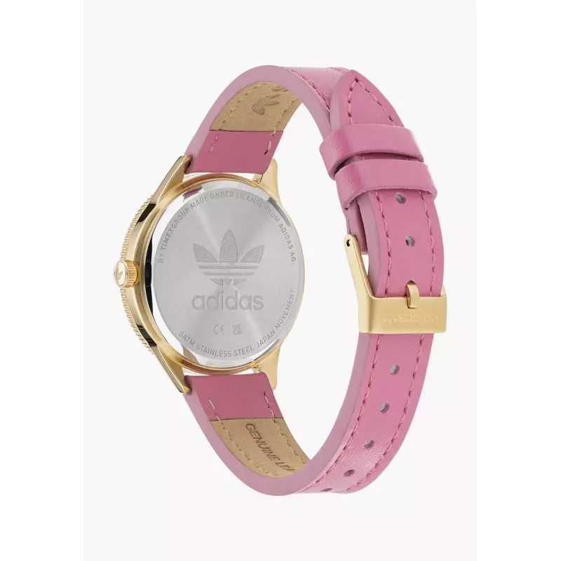 Adidas Damenuhr AOFH22509 36mm Roségold Weiß Silikon