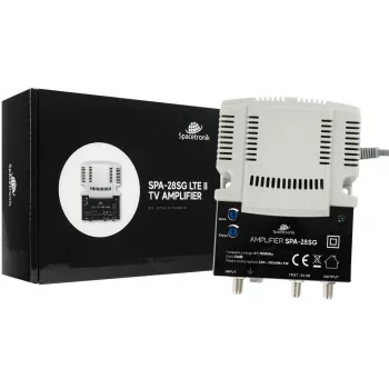 Einstellbarer terrestrischer und Kabel-TV-Signalverstärker Spacetronik SPA-28SG LTE II