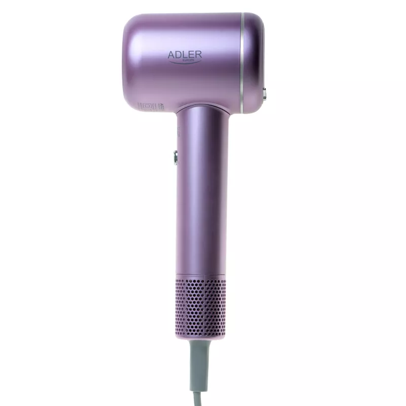 ADLER AD 2270p Reise-Haartrockner 1200W Dual Voltage Klappbar Schwarz/Silber