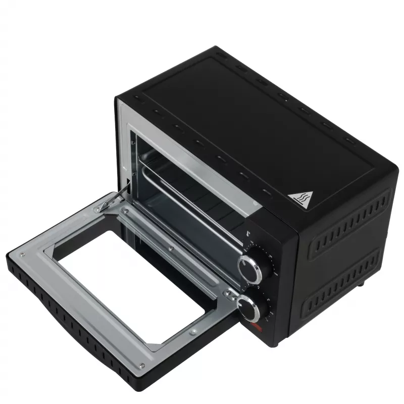 Adler AD 6032 kompakter Elektrobackofen, 9 l, 650 W, Schwarz