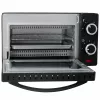 Adler AD 6032 kompakter Elektrobackofen, 9 l, 650 W, Schwarz