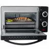 Adler AD 6032 kompakter Elektrobackofen, 9 l, 650 W, Schwarz