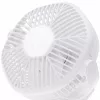 Adler AD 7335 Wiederaufladbarer Clip-On Tischventilator, 6W, 12,7 cm, 3 Geschwindigkeiten, Oszillation, Weiß