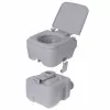 Adler CAMRY CR 1035 Tragbare Camping-Toilette 20L Abwassertank 15L Frischwassertank Manuelle Kolbenspülung