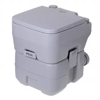 Adler CAMRY CR 1035 Tragbare Camping-Toilette 20L Abwassertank 15L Frischwassertank Manuelle Kolbenspülung