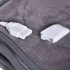 Adler CAMRY CR 7434 Elektrische Unterdecke - weiches Fleece, 3 Heizstufen, 150x80 cm, Weiß/Grau