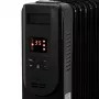 Adler Camry CR 7814 Ölradiator mit Fernbedienung, 2500 W, 3 Heizstufen, 11 Rippen, digitaler Thermostat, 24-Stunden-Timer, LED-Anzeige, Überhitzungs- und Kippschutz, Schwarz