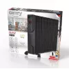 Adler Camry Ölradiator CR 7820 2000W 9 Rippen Ölgefüllter Heizkörper Weiß/Grau
