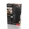 Adler CR 7812 Elektrischer Ölradiator mit Fernbedienung, 7 Rippen, 1500 W, Schwarz