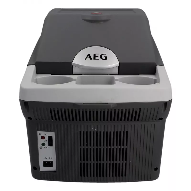 AEG BK16 16L Thermoelektrische Kühl- und Wärmebox, 12V/230V, Grau/Schwarz