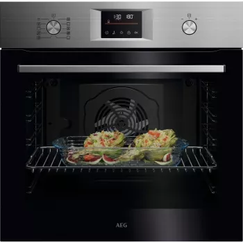 AEG OU5PB40SM Einbau-Elektrobackofen mit Pyrolyse, 71L, A+ Energie, Edelstahl