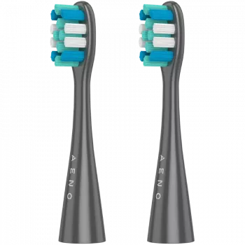 AENO ADB0010G Ersatzbürstenkopf, 2 Stück - Weiß - Kompatibel mit Xiaomi Mi Electric Toothbrush Serie