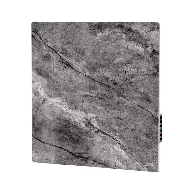 AENO Premium Eco Smart Quadro Wandheizer 500W, 50x50cm, Einscheiben-Sicherheitsglas, Infrarot+Konvektion, LED-Anzeige, Wi-Fi, Antikmarmor, Limited Edition